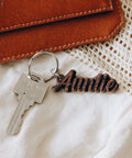 Auntie | Wood Keychain - The Local Space