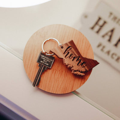 BC Home | Wood Keychain
