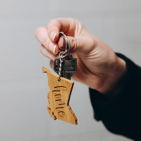 BC Home | Wood Keychain - The Local Space