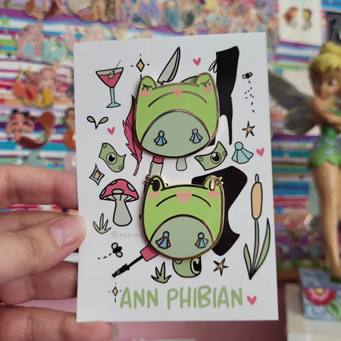 Ann Phibian Various Designs - Enamel Pin
