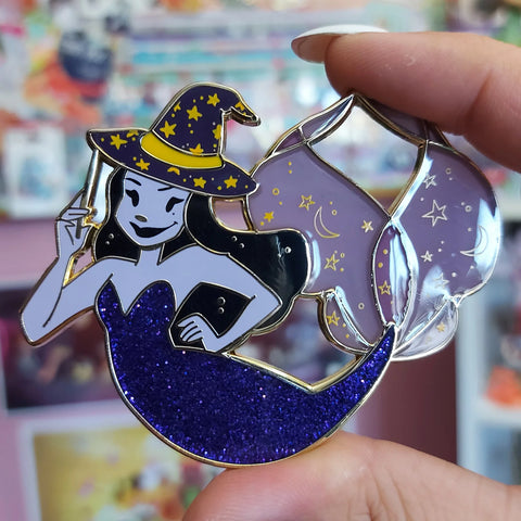 Spooky Mermaids Various Designs - Enamel Pin