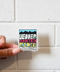 Memory Trail Vedder Mountain Sticker - Chilliwack Mountain Sticker - The Local Space