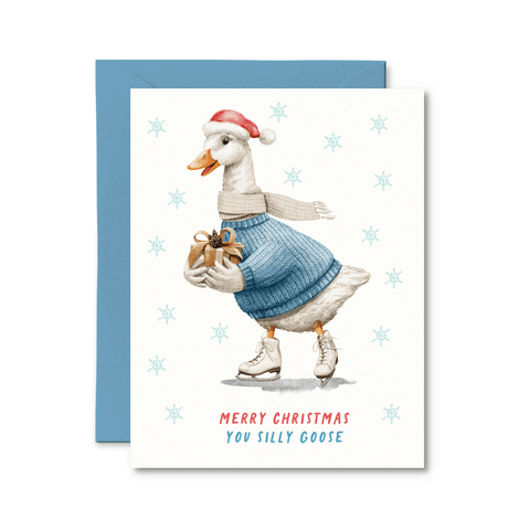 Merry Christmas You Silly Goose | Greeting Card - The Local Space
