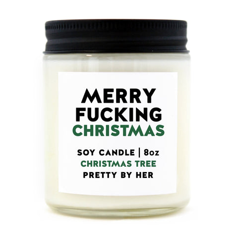 Merry Fucking Christmas | Candle - The Local Space