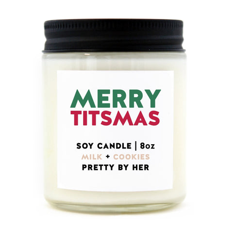 Merry Titsmas | Candle - The Local Space