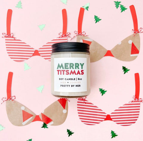 Merry Titsmas | Candle - The Local Space