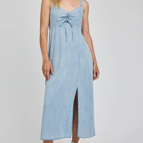 Renata Midi Dress - Light Blue