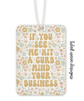 Mind Your Business | Car Air Freshener - The Local Space