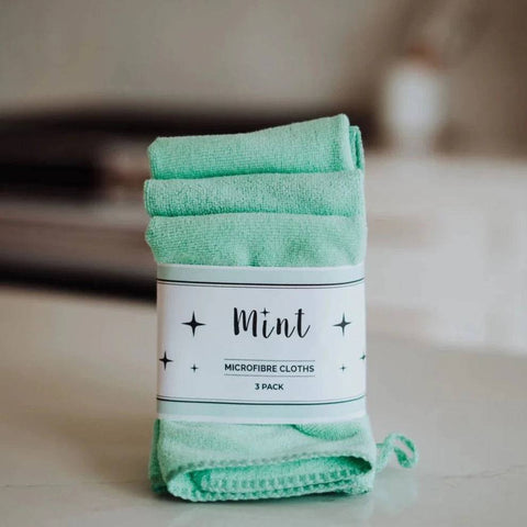 Mint Microfiber Cloths - The Local Space