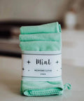 Mint Cleaning Mint Microfiber Cloths - The Local Space