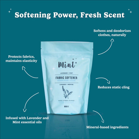 Mint Cleaning mint fabric softener natural laundry softener - The Local Space