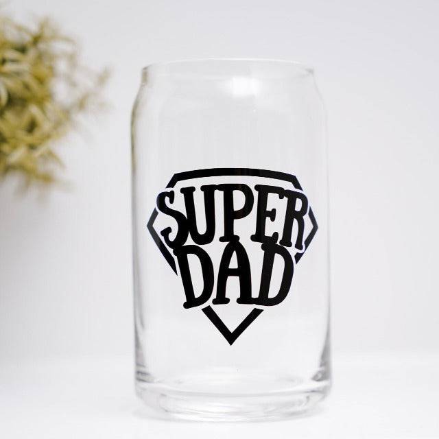 Super Dad | Beer Can Glass - The Local Space