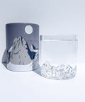 MTNPK Glassware The Bugaboos 3D Mountain Tumbler Glass (12oz) - The Local Space