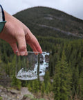 MTNPK Glassware The Bugaboos 3D Mountain Tumbler Glass (12oz) - The Local Space