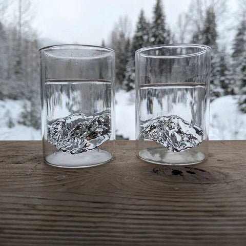 MTNPK Whistler Blackcomb 3D Mountain Glass Set (2 x 11oz) - The Local Space