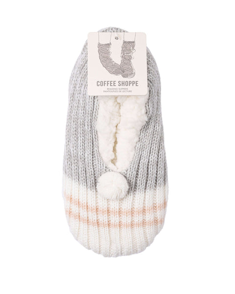 Canadiana Plush Pom-Pom Slippers