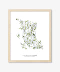 Natasha Vanderburg Co. British Columbia Dogwood Art Print - The Local Space