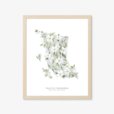Natasha Vanderburg Co. British Columbia Dogwood Art Print - The Local Space