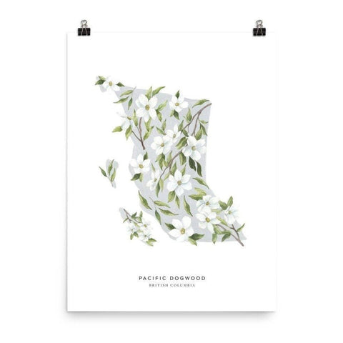 Natasha Vanderburg Co. British Columbia Dogwood Art Print - The Local Space