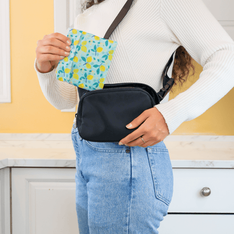 Lemon | Reusable Recycled Plastic Tote Bag - The Local Space