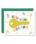 Pretty By Her New Home Woo Hoo greeting card housewarming card - The Local Space