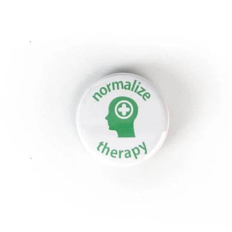 Normalize Therapy Button Pin (1.25”) - The Local Space