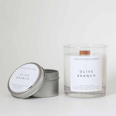 Olive Branch | Wood Wick Soy Candle - The Local Space