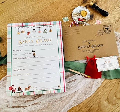 Gold Letter to Santa Kit (SALE) - The Local Space