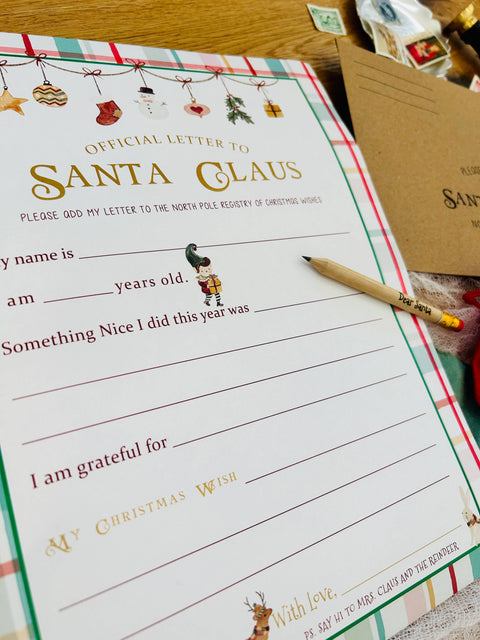 Gold Letter to Santa Kit (SALE) - The Local Space