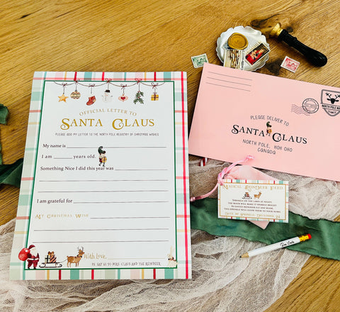 Gold Letter to Santa Kit (SALE) - The Local Space