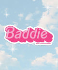 Party Mountain Paper Baddie Vinyl Sticker 3.75" x 1.54" - The Local Space