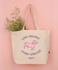 Party Mountain Paper Co. Less Meanies More Weenies Organic Canvas Tote - The Local Space
