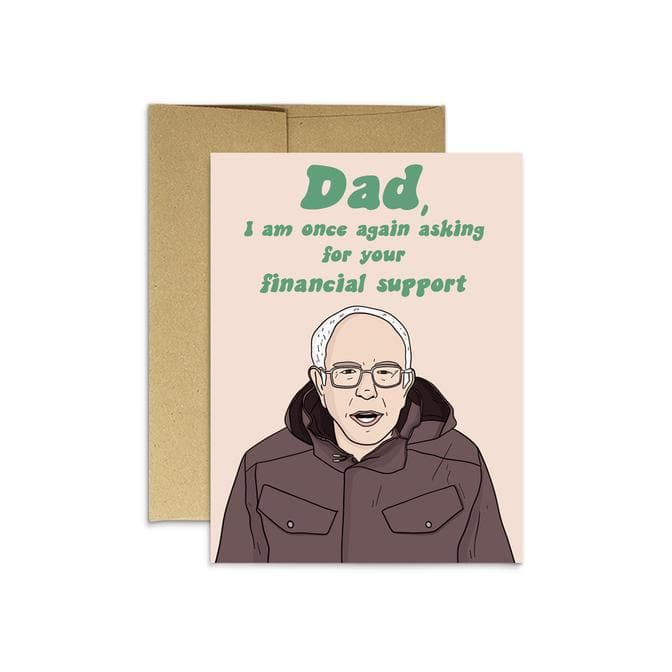 Dad Financial Support | Greeting Card - The Local Space