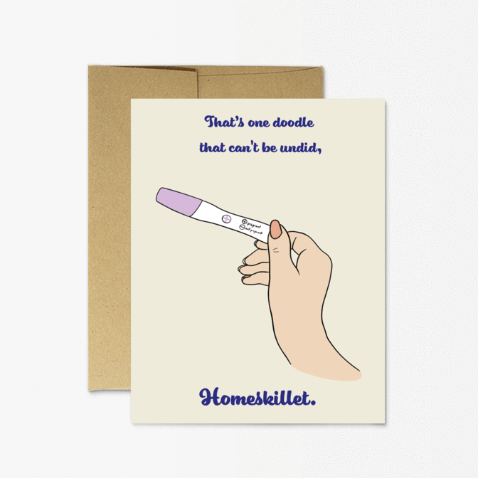 Homeskillet Pregnancy | Greeting Card - The Local Space