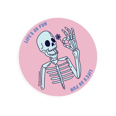 Life's So Fun | Sticker - The Local Space