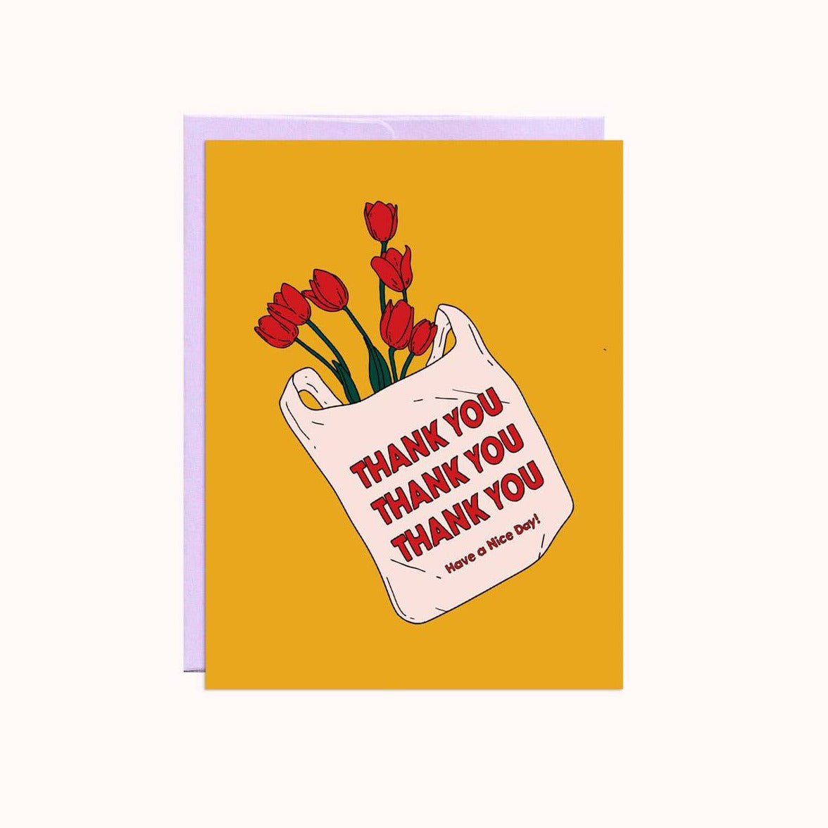 Party Mountain Paper Co. | Thank You Flowers Greeting Card, The Local Space, Local Canadian Brands