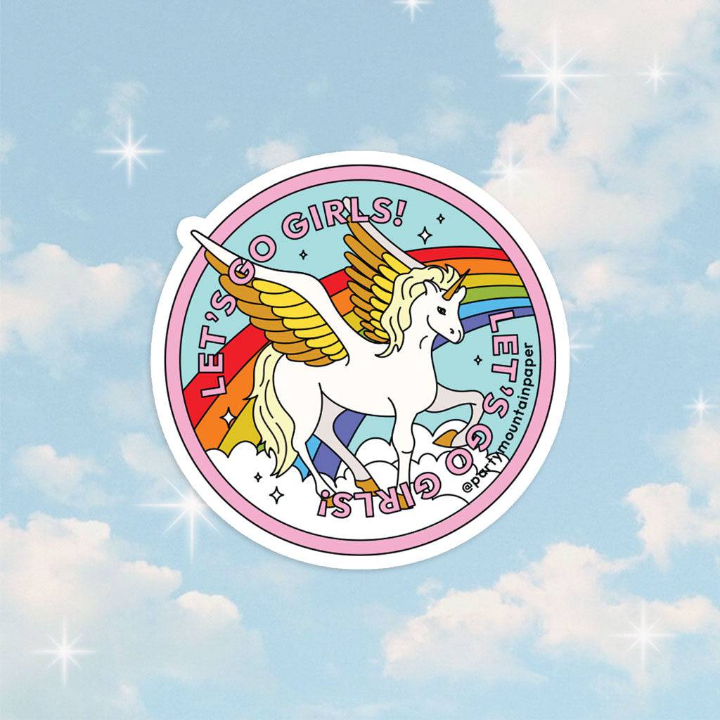 Unicorn Rainbow Sticker - The Local Space