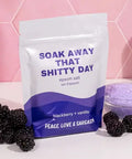 Soak Away That Shitty Day Epsom Salt - Blackberry + Vanilla Bath Soak - The Local Space