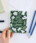 Pedaller Designs Floral Get Well Soon Greeting Card - The Local Space