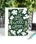 Pedaller Designs Floral Get Well Soon Greeting Card - The Local Space