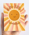 Pedaller Designs Hello Little Sunshine Baby Shower Greeting Card - The Local Space