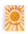 Pedaller Designs Hello Little Sunshine Baby Shower Greeting Card - The Local Space