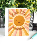 Pedaller Designs Hello Little Sunshine Baby Shower Greeting Card - The Local Space