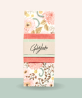 Pink Floral Reusable Beeswax Food Wraps | Set of 3 - The Local Space