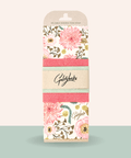 Pink Floral Reusable Beeswax Food Wraps | Set of 3 - The Local Space