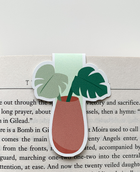 Monstera Plant Bookmark