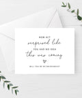 Funny Bridal Party Proposal Card | Multiple Options - The Local Space