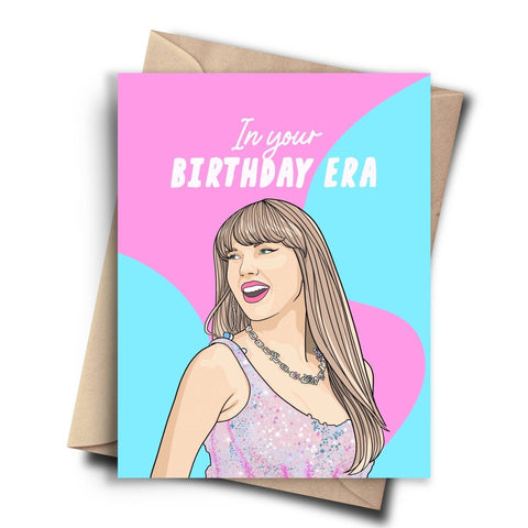 Pop Cult Paper In Your Birthday Era Greeting Card - The Local Space
