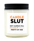Pretty by Her Candle Slut Soy Candle - Peaches & Cream - The Local Space