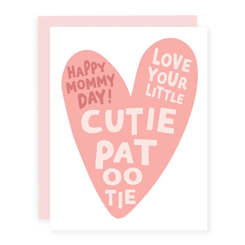 Pretty By Her Little Cutie Patootie Greeting Card - The Local Space
